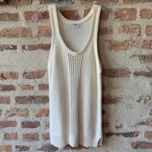 Madewell Wallace Slipstich Knit Sweater Tank, S